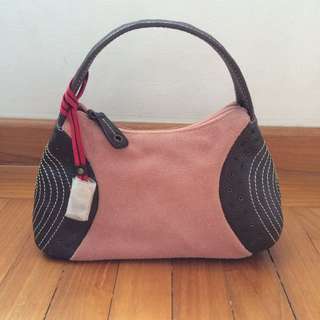 Tocco Swede Leather Handbag