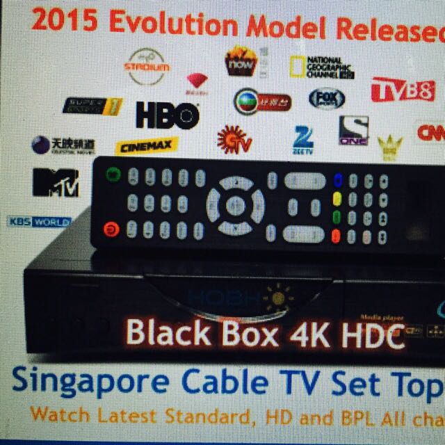 Black Box Starhub Singtel Mio Cable TV Set Top Box Blackbox, Computers ...