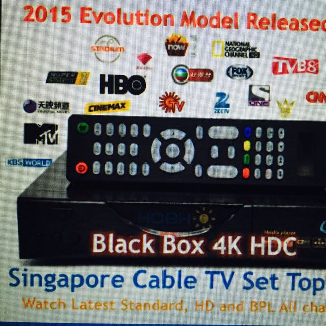 Black Box Starhub Singtel Mio Cable TV Set Top Box Blackbox, Computers