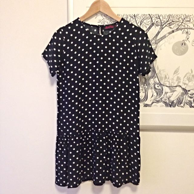 motel rocks polka dot dress