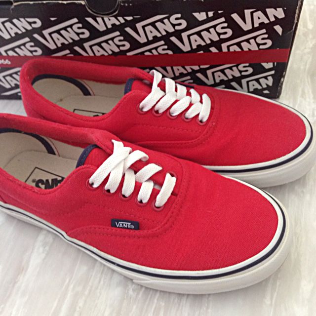 red vans fashion