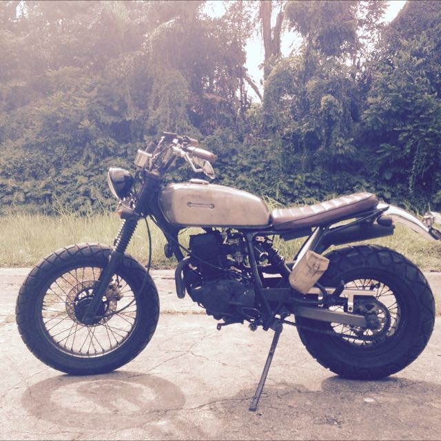 Yamaha Tw200 Custom Brat Tracker Cars On Carousell