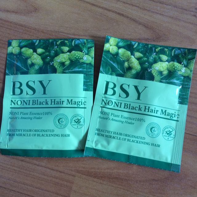 BSY Noni Black Hair Magic, Beauty & Personal Care, Face, Face Care on Carousell BSY Noni Black Hair Magic, Beauty & Personal Care, Face, Face Care on Carousell