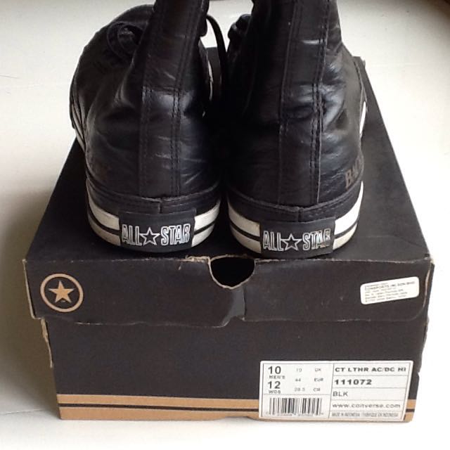 Converse CT Leather AC/DC (worn On Limited Occasion), Men's Fashion,  Footwear, Dress Shoes on Carousell