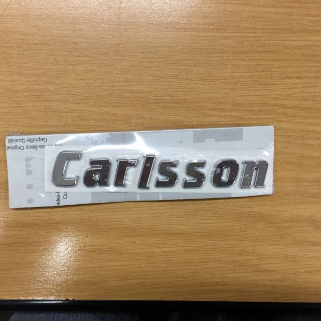 Mercedes Carlsson Logo, Auto Accessories on Carousell
