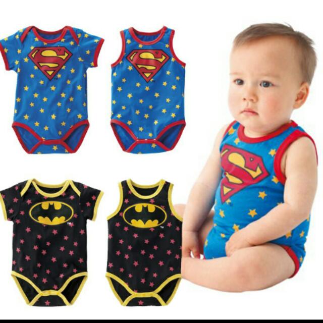 Superman Batman Baby Clothing Baby Boy Clothes Romper Newborn