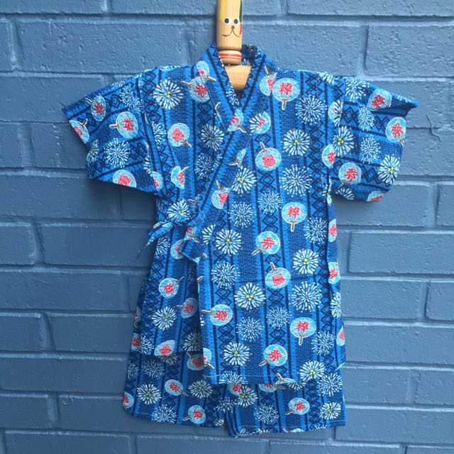 Brand New Japanese Summer Clothing 甚平 Babies Kids On Carousell