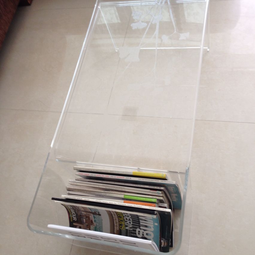 Kartell Acrylic Coffee Side Table Furniture On Carousell