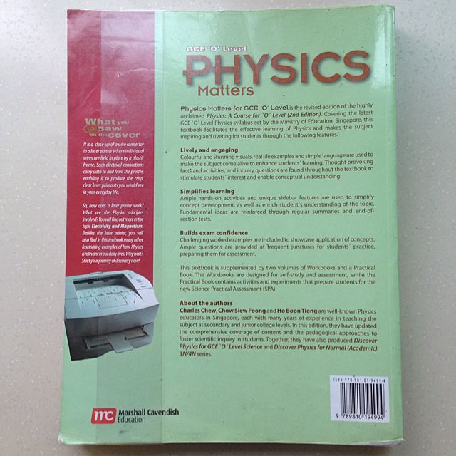 Physics Matters GCE O Level Textbook Hobbies Toys Books Magazines