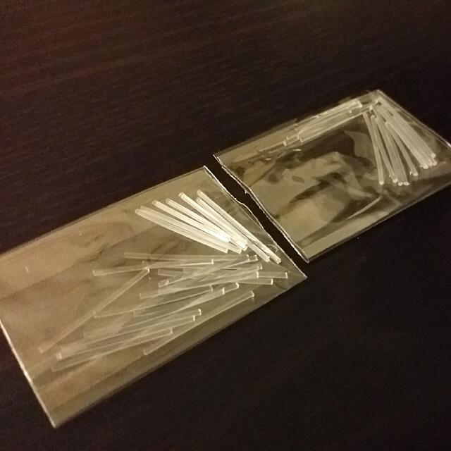 Plastic Ear Sticks In Black/Transparent/Colourful , Women's Fashion