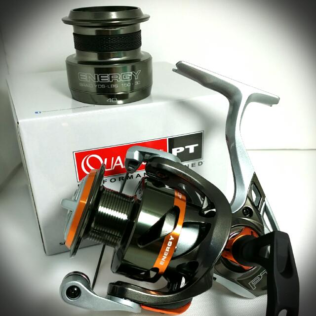 Quantum Energy E40 PTiD fishing reel, Sports Equipment, Fishing on Carousell