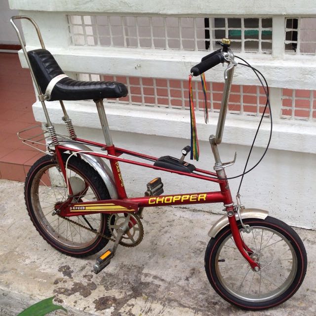 vintage chopper bicycle
