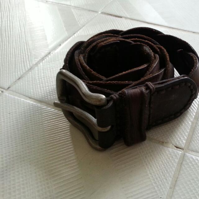 abercrombie and fitch leather belt