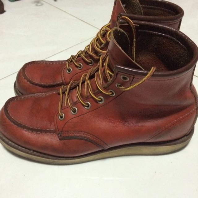 Red wing moc hot sale toe 8131