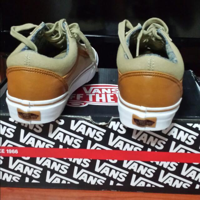 Authentic Vans Old Skool Khaki Shoes