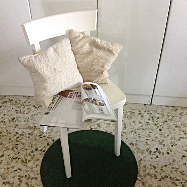 Wooden Ikea Chair (White), Babies & Kids, Baby Nursery & Kids Furniture