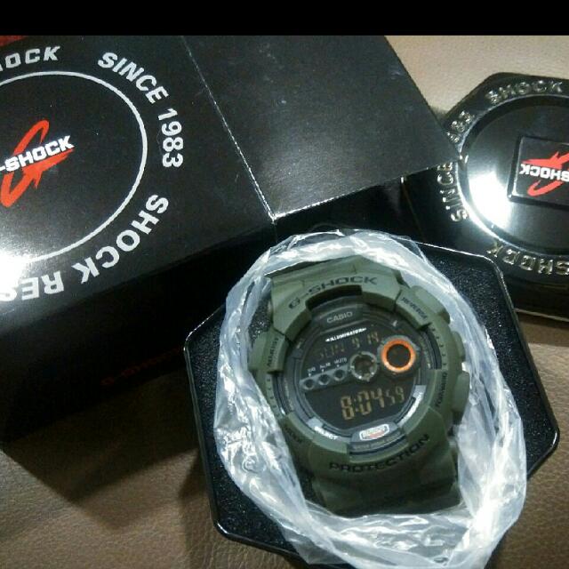 GSHOCK GD100 MS3 ER Olive Mobile Phones Gadgets Wearables