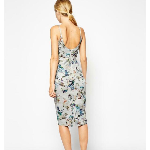 Asos pencil dress best sale