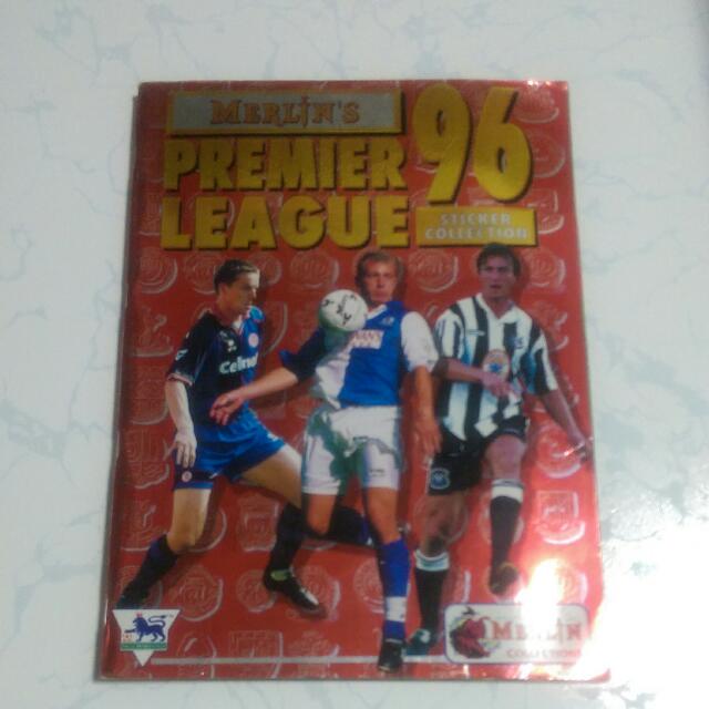 Completed Merlin's Premier League 96 Sticker Album, Everything Else on ...