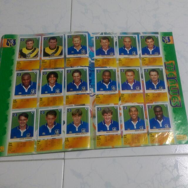 Completed Merlin's Premier League 96 Sticker Album, Everything Else on ...
