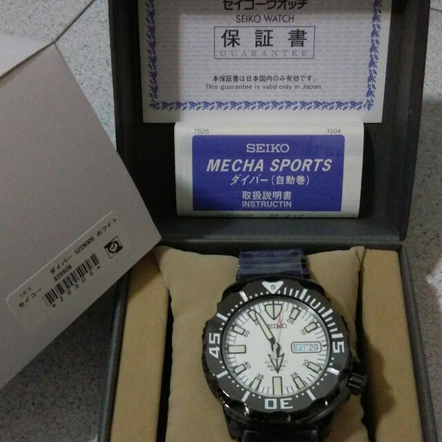SOLD Seiko White Night Monster SZEN006 Mobile Phones Gadgets Wearables Smart Watches on Carousell