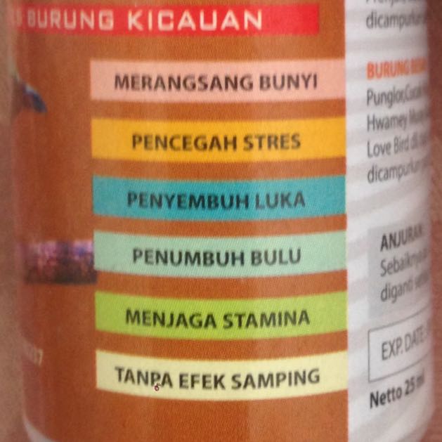 Super Kicau Bird Supplement Pet Supplies On Carousell