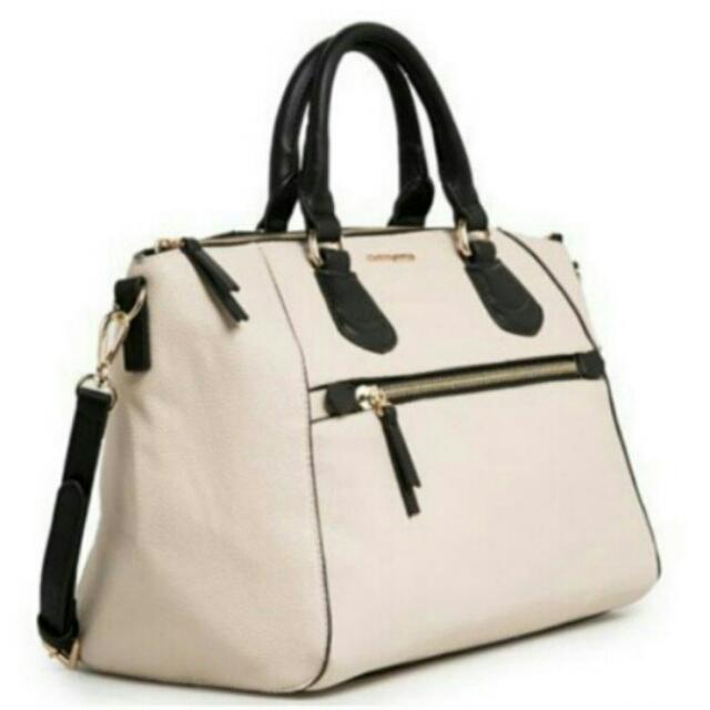 Authentic MANGO (CREAM), Luxury, Bags & Wallets on Carousell