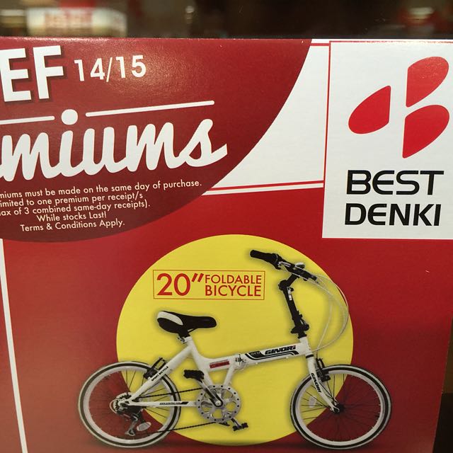 Best Denki Foldable Bike GINORI MODEL YS 701 Sports Equipment