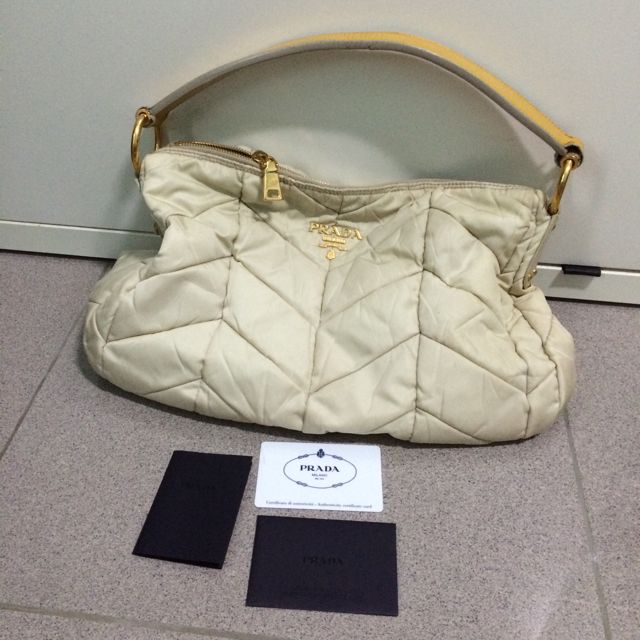 prada quilted tote bag