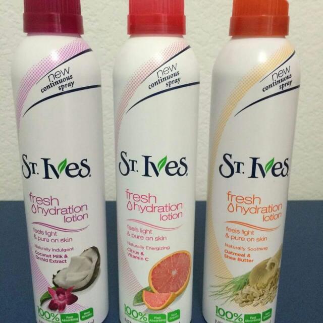 St Ives Spray Lotion Women S Fashion Swimwear Rash Guard On Carousell