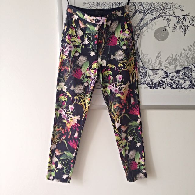 Topshop floral trousers top