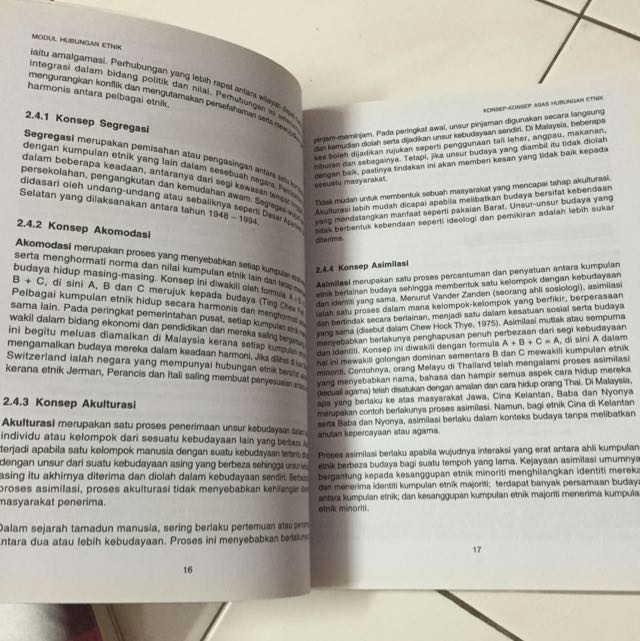 College Reference Book] Modul Hubungan Etnik, Textbooks on Carousell