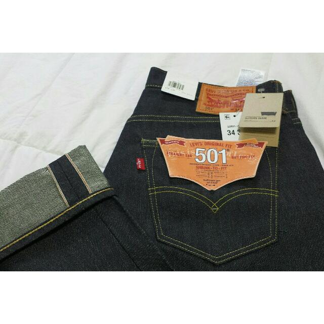 levi's shrink to fit selvedge