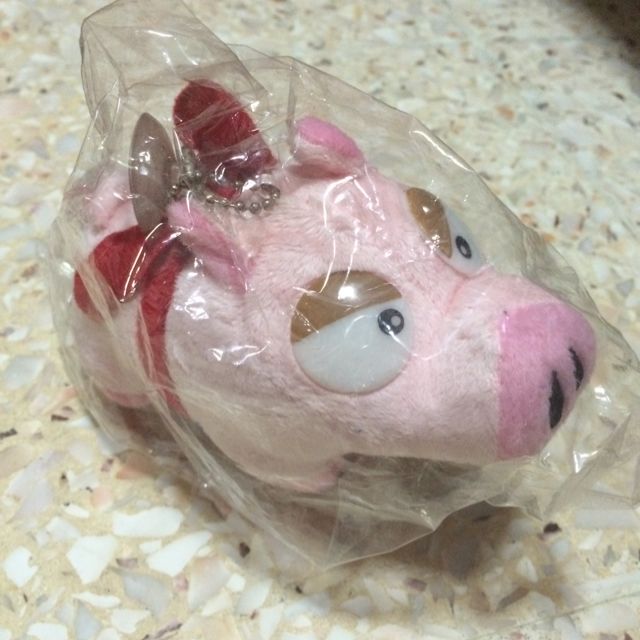 Cute Limited Edition Maplestory Ribbon Pig Plush Toy 