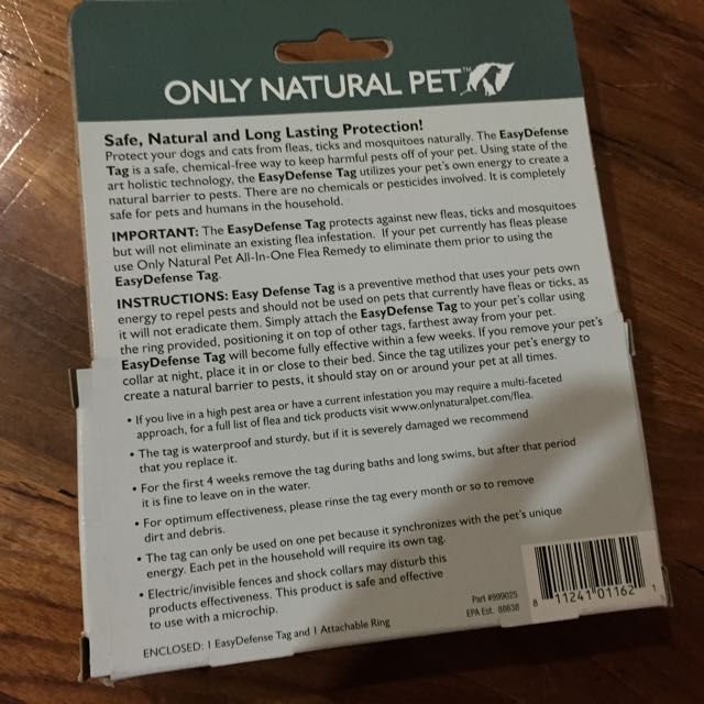 Only natural top pet tag