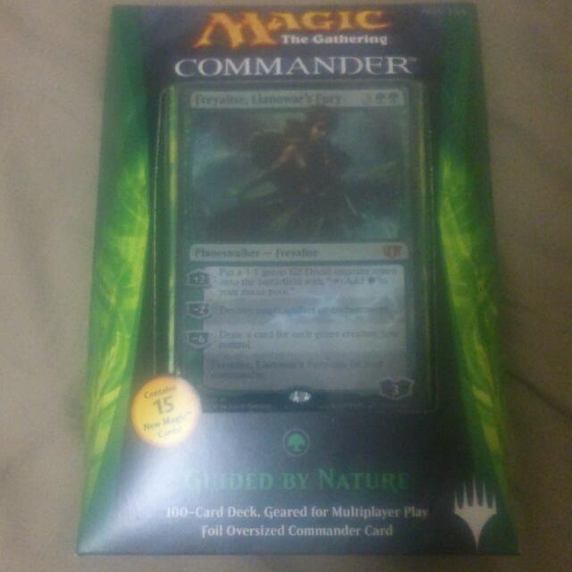 MTG Commander 2014 Green Guided By Nature, Hobbies Toys, Toys & Games Carousell