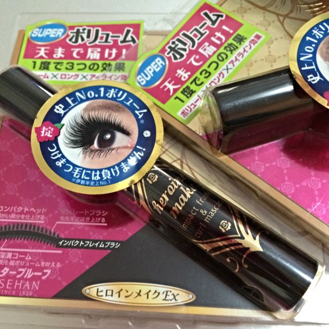 Heroine Make Mascara, Beauty & Personal Care, Face, Face Care on Carousell
