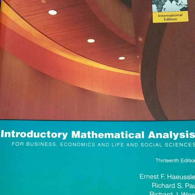 Introductory Mathematical Analysis Textbook Hobbies Toys Books Introductory Mathematical Analysis Textbook Hobbies Toys Books