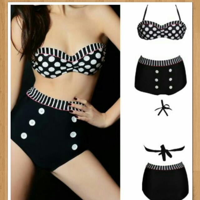 high waist swimwear uk