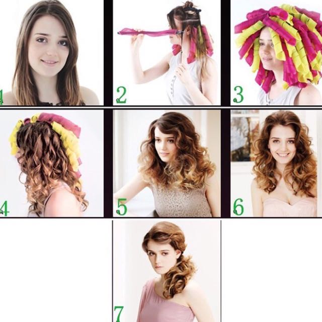 ringlet hair curlers