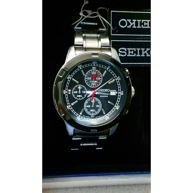 BRAND NEW Seiko Quartz Cal. 4T57 1/10 Chronograph, Mobile Phones & Gadgets,  Wearables & Smart Watches on Carousell