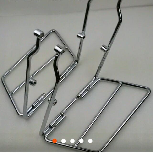 Universal best sale saddlebag brackets