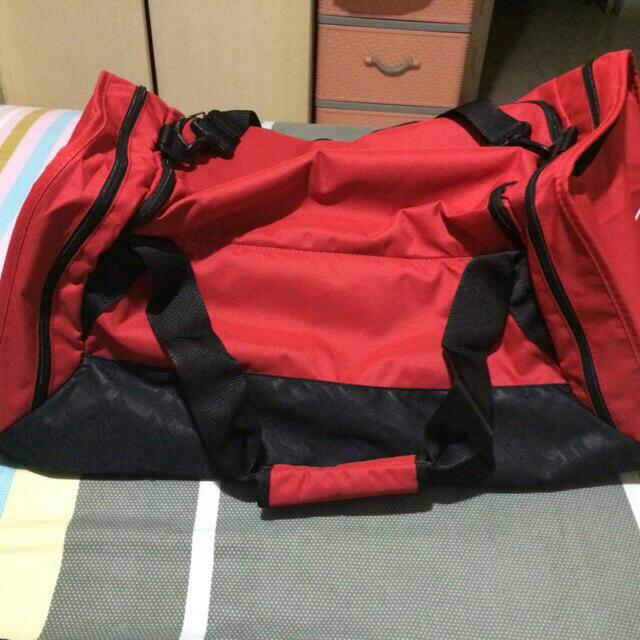 Nike Red Duffle Bag, Men's Fashion, Bags, Belt bags, Clutches and