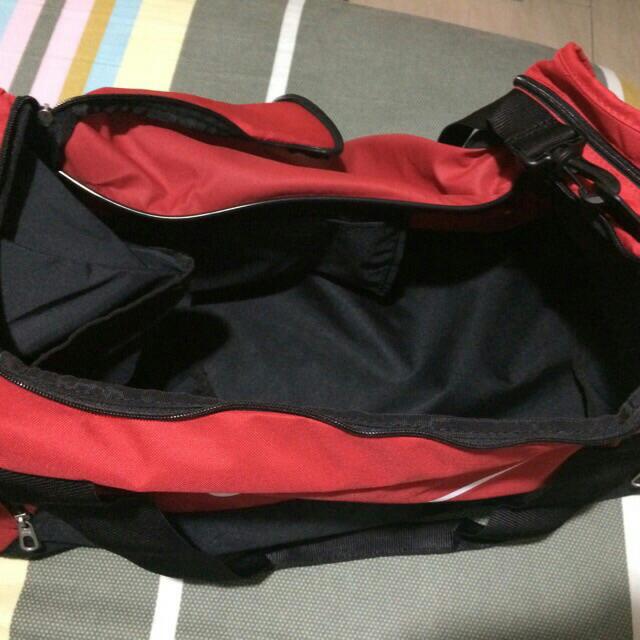 Nike Red Duffle Bag, Men's Fashion, Bags, Belt bags, Clutches and