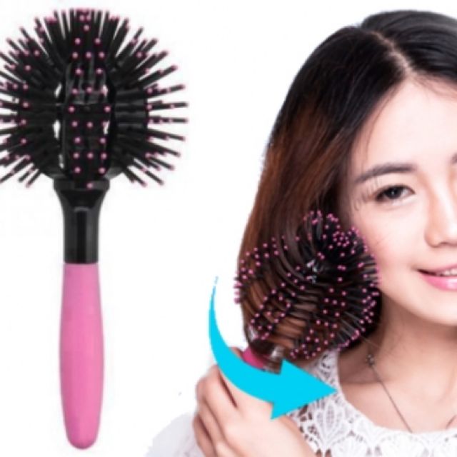 Instock Clearance 3d Bomb Curl Hair Brush Comb 女人我最大