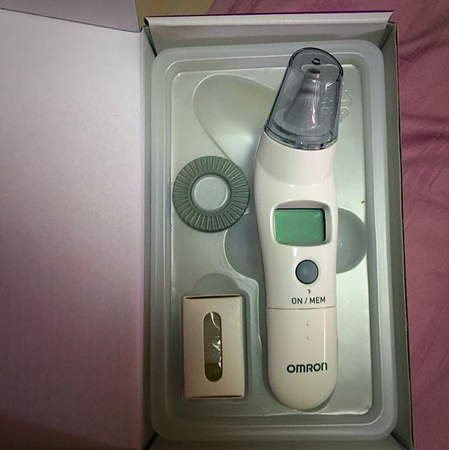 Omron Ear Thermometer, Health & Nutrition, Thermometers on Carousell