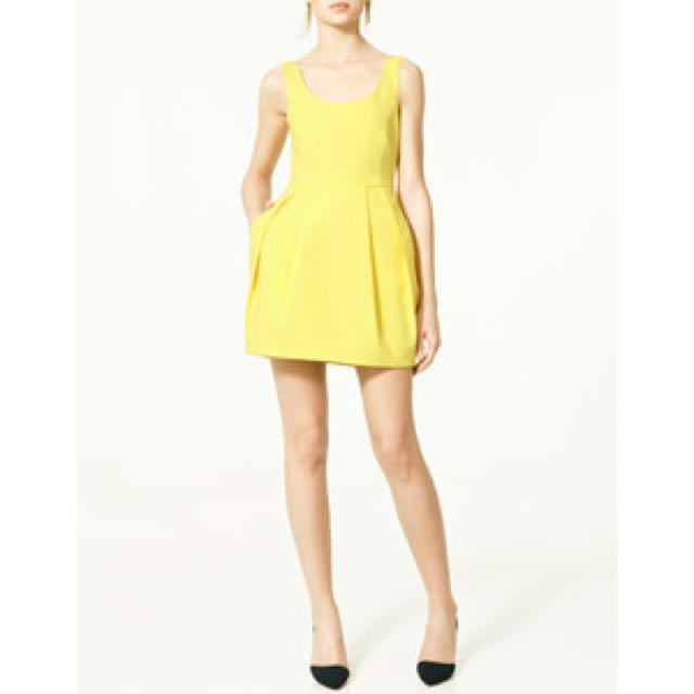 Tulip skirt cheap dress zara