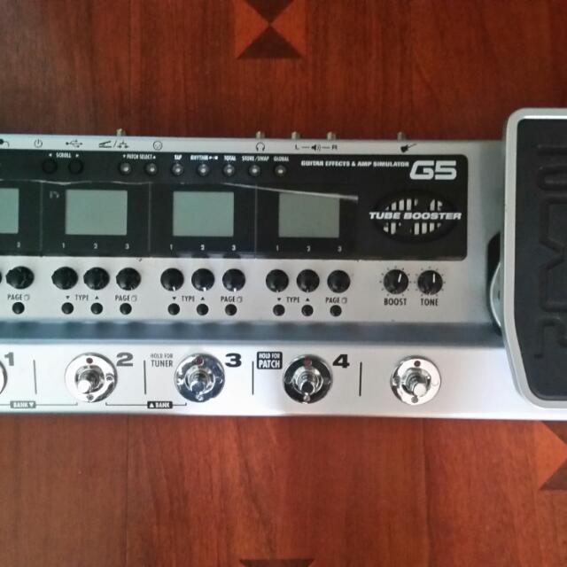 Zoom G5 Multi Effects Pedal (Reserved), Hobbies & Toys, Music & Media