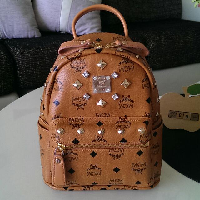 Mcm inspired backpack sale