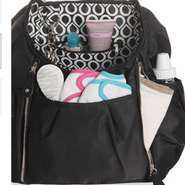 child of mine by carter's quilted backpack diaper bag